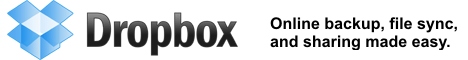 Dropbox: Online backup, file sync, and sharing made easy.